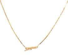 14kt Yellow gold box chain necklace