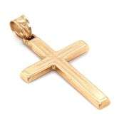 14kt Yellow gold cross pendant