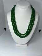 Beautiful Mined From The Earth 684.5 Ctw Natural Emerald Necklace