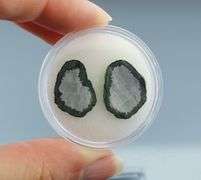 Larger 14.00ct Tabasco Geode pair