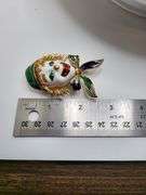 Very rare and collectable Antique Clown Brooch