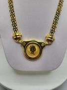 Handcrafted 18ct Gold Necklace Featuring an Investment-Grade $50 Australian Gold Coin – 72g of 18ct 