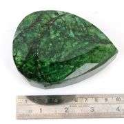 Huge Certified 2440 Ct Museum Size Natural Emerald Pear Cut Solitaire