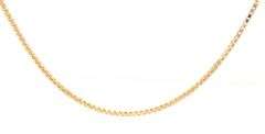 14kt Yellow gold box chain necklace