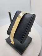 Hand made unique Italian 14KT Yellow Gold Wide Bracelet