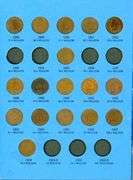 Indian Head Cent Album with 23 Coins: 1880-1908