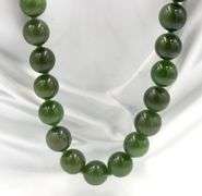 Green Jade beaded necklace