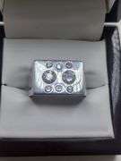 Very Fine Quality 10KT White Gold Gent's Diamond Ring