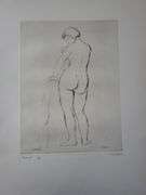 Investment! Very collectable remarkable limited edition Pierre-Auguste Renoir signed in the stone.