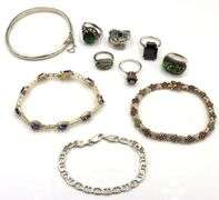 Group lot of Vintage 925 sterling silver mixed jewelry