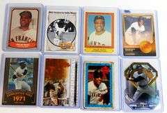 8 Willie Mays Baseball Cards