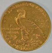 Choice BU 1925-D US $2.50 Indian Gold Piece. Nice