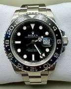 Rolex GMT Master Ⅱ 116710LN 40mm Black Ceramic Bezel Dial Box Papers