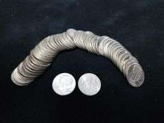1946-D UNC Roll Of 90% Silver Dimes