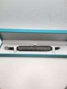 New! +10 ctw all natural diamond  weaved on fabric bracelet