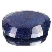 Huge Museum Size 2000 Ct Certified Midnight Blue Sapphire Solitaire