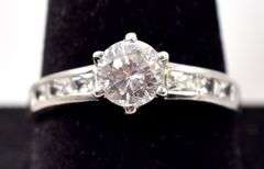 CZ Gemstone Ring in Sterling Silver