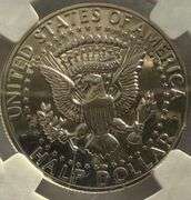 1964 Proof 68 Accented Hair NGC Kennedy Half.