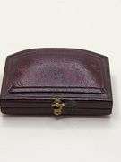 Cabochon Garnet & Diamond Brooch