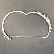 14K White Gold Vintage Diamond Bracelet – Natural Diamonds