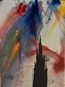 Original plate Signed Salvador Dalí Lithograph from the Romeo & Juliet Rizzoli Edition, Milan 1975