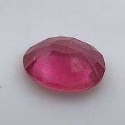 CERTIFIED NATURAL RUBY 3.31 CARAT OVAL SHAPED.