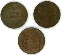 3 Different Indian Head Cents: 1873, 1878, & 1908