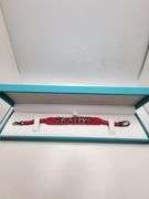 New! Happy! Diamond and ruby weaved on fabric