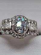 Vintage Style Diamond & Platinum Ring