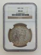 1899 Morgan Silver Dollar, NGC MS62 "Better Date"