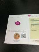 CERTIFIED NATURAL RUBY 3.63 CARAT OVAL SHAPED.