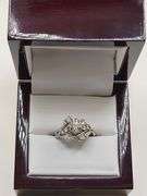 Unique Diamond Accent Ring