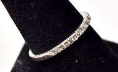 CZ Gemstone Ring in Sterling Silver