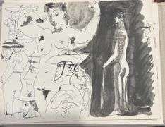 Pablo Picasso Toro "Bullfighter" Lithograph from 1960 Portfolio