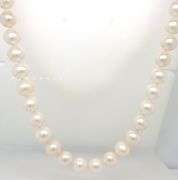 8mm Pearl strand necklace