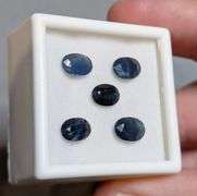 You get 5 Sapphires weighing 6.40 carats in this set!