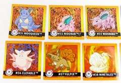10 Pokémon 1999 Evolution Stickers