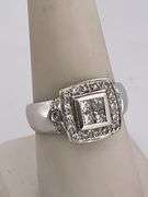 CERTIFIED BRAND NEW 18K WHITE GOLD DIAMOND RING
