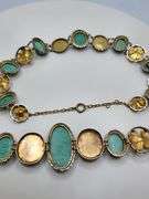 Investment! Very Rare Antique Egyptian Turquoise Necklace and Bracelet Set