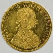 1915 Prooflike Austrian 4 Ducats Gem Ultra Cameo