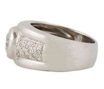 1.16ctw Round Diamond Bezel Set Pave Side Band Ring in 18K