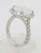 Incredible 6.77CTW Certified Diamond Halo Ring