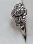 Vintage Style Diamond & Platinum Ring