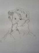 Investment! Very collectable remarkable limited edition Pierre-Auguste Renoir signed in the stone.