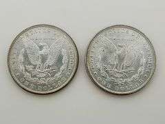 1885 & 1885-O Morgan Silver Dollars, UNC