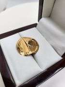 1 gram Suisse fine gold bar and 0.1 gram of gold paper coin