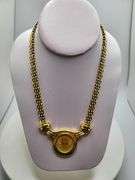 Handcrafted 18ct Gold Necklace Featuring an Investment-Grade $50 Australian Gold Coin – 72g of 18ct 