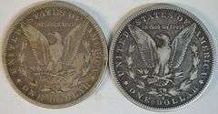 2 Better date Morgan Silver Dollars from 1883-S & 1892-S