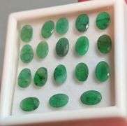 7.25ct 18 piece Zambian Emerald set