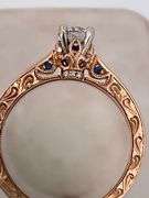 CERTIFIED 14K ROSE GOLD DIAMOND ENGAGMENT RING